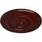 Ekena Millwork Dylar Ceiling Medallion (Fits Canopies up to 6 1/4"), Hand-Painted Brushed Mahogany, 30"OD x 2 1/4"P CM30DYBMF - alternate 2